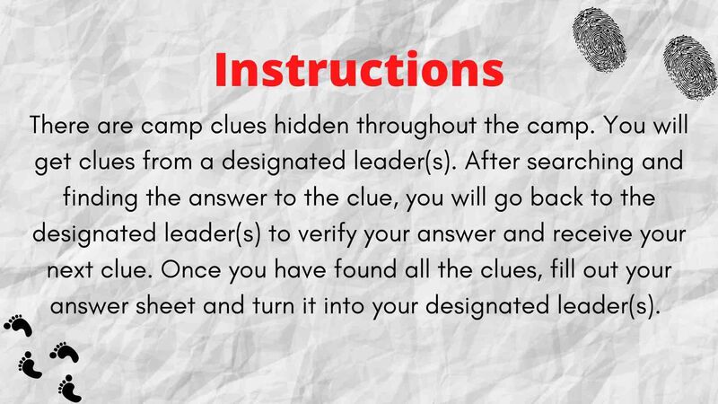 Camp Clue
